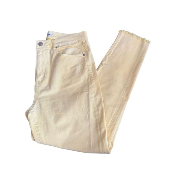LOFT Buttercream Yellow Skinny Jeans- Size 6 - Picture 1 of 8